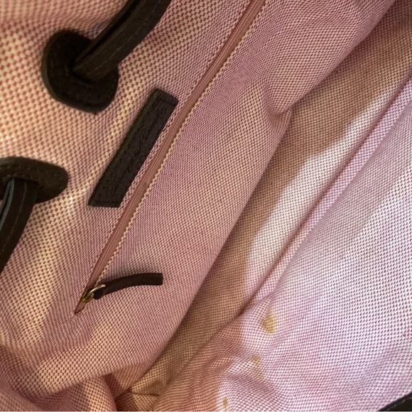 Dooney and Bourke Leather J1854867 FLORENTINE  Black Drawstring SHOULDERbag VNTG - Picture 13 of 13